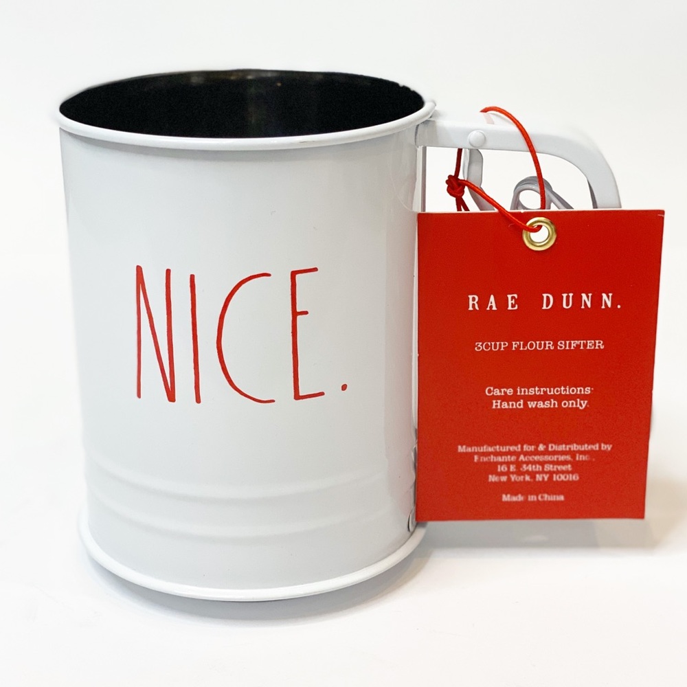 New Rae Dunn Christmas 3 Cup Sifter